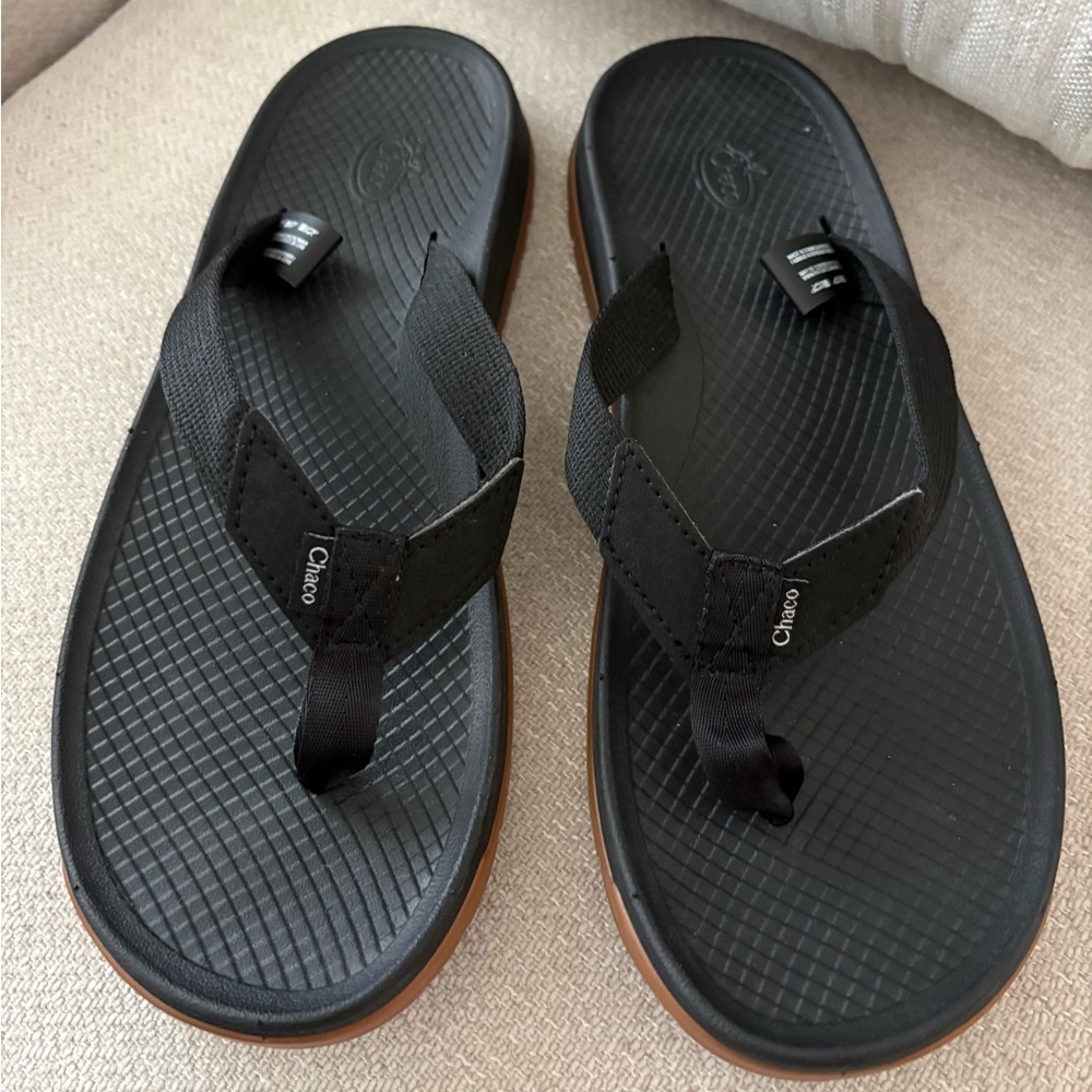 Chaco Lowdown Flip Flop Sandal Women’s Size 10 Black